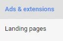 Ads and extensions