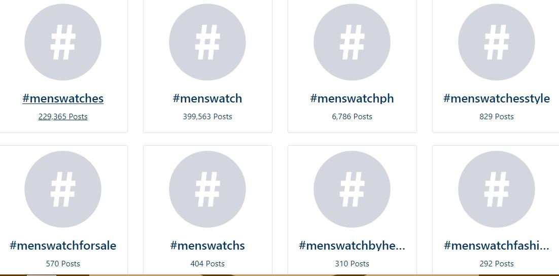 Websta hashtag results