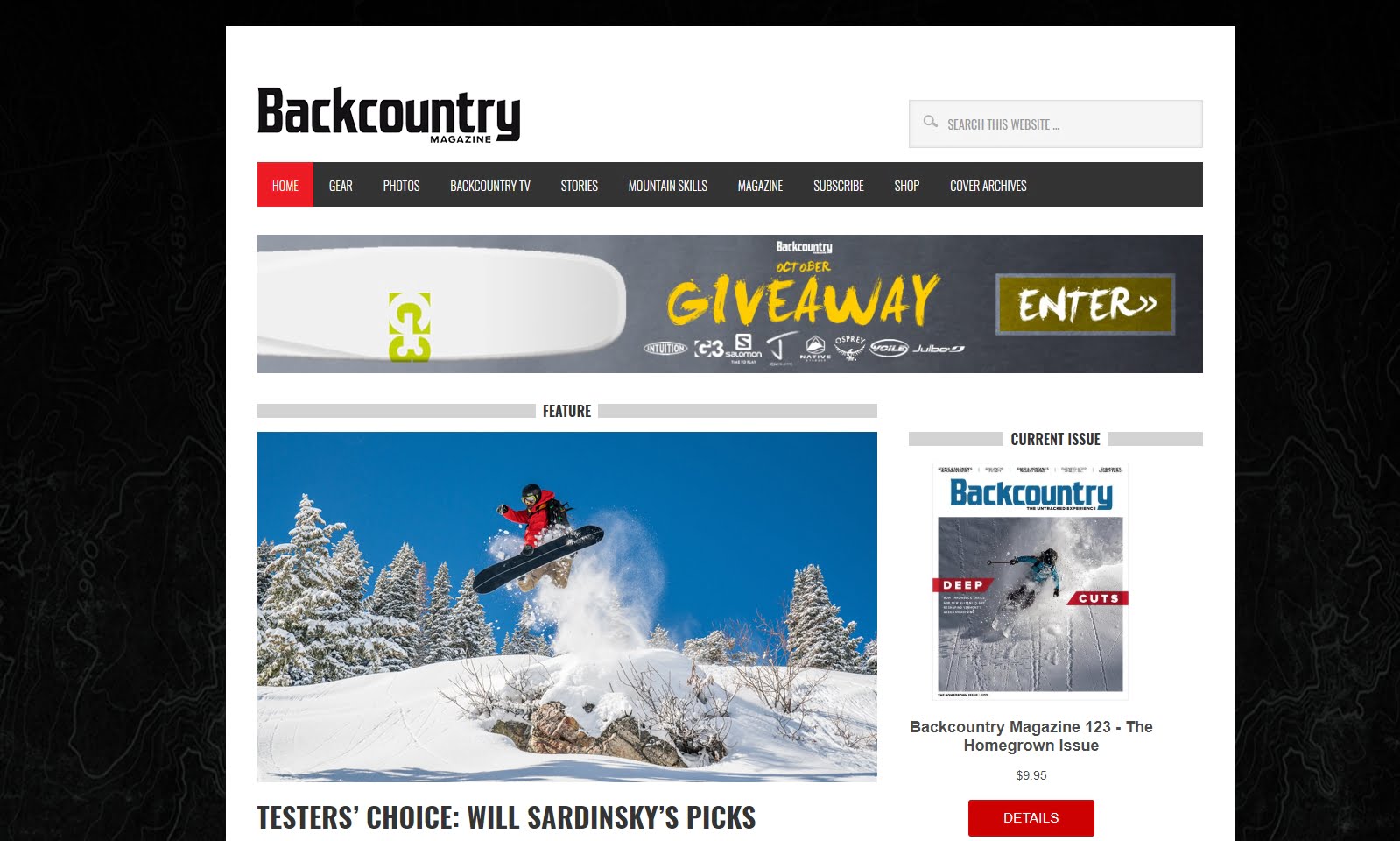 Backcountry magazine