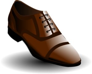 Brown dress shoe