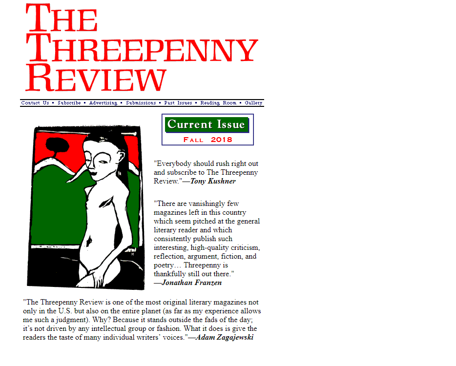 Threepenny review