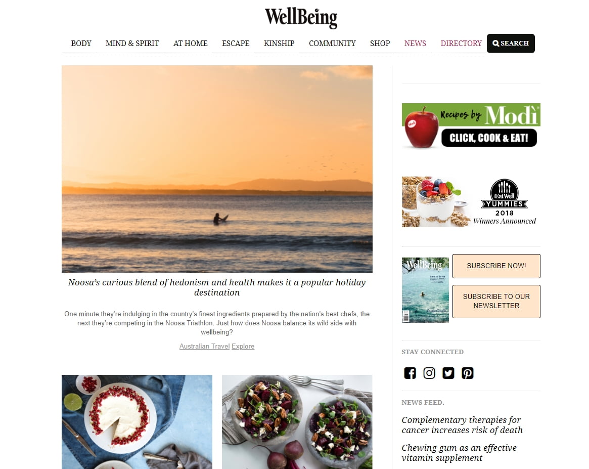 Wellbeing magazine