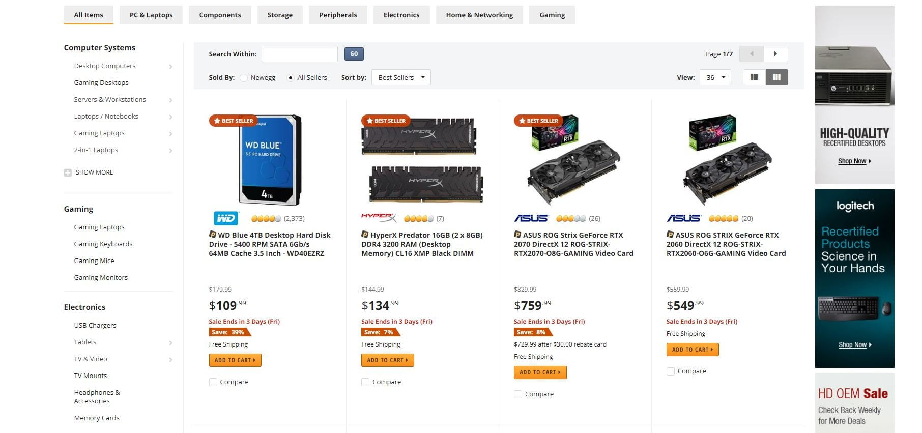 Newegg sale