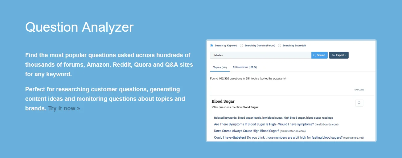 Question analyzer