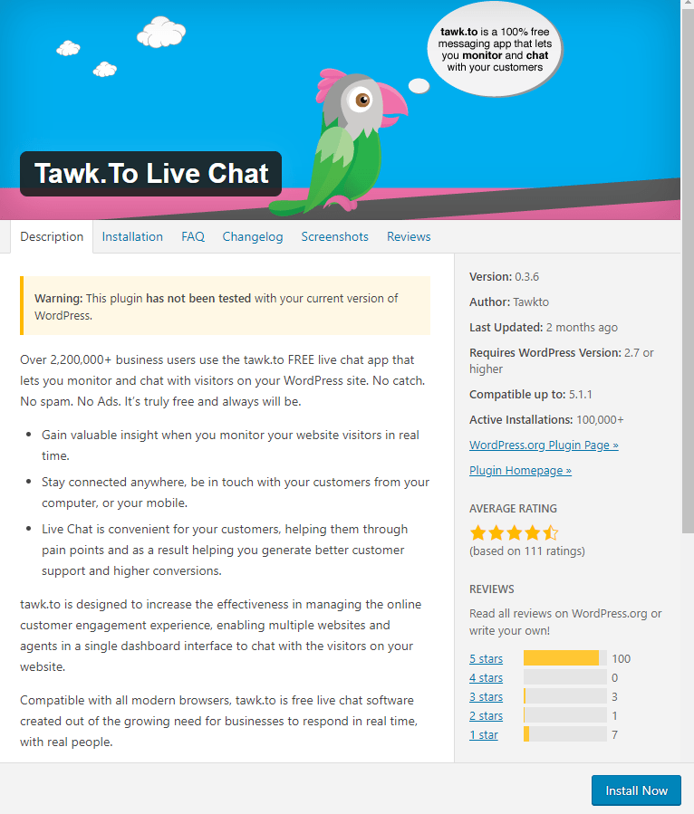 Tawk live chat