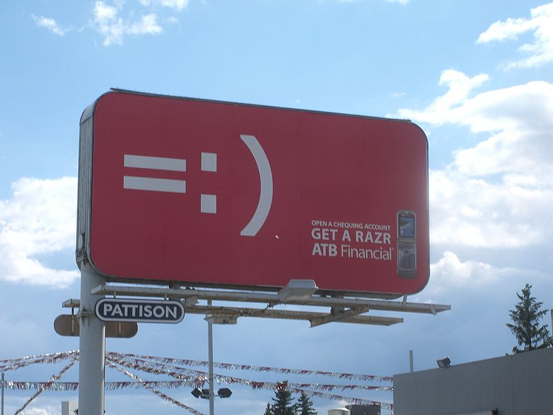Billboard advertising example