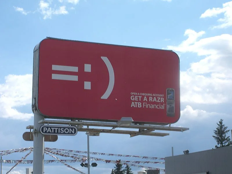 Billboard advertising example
