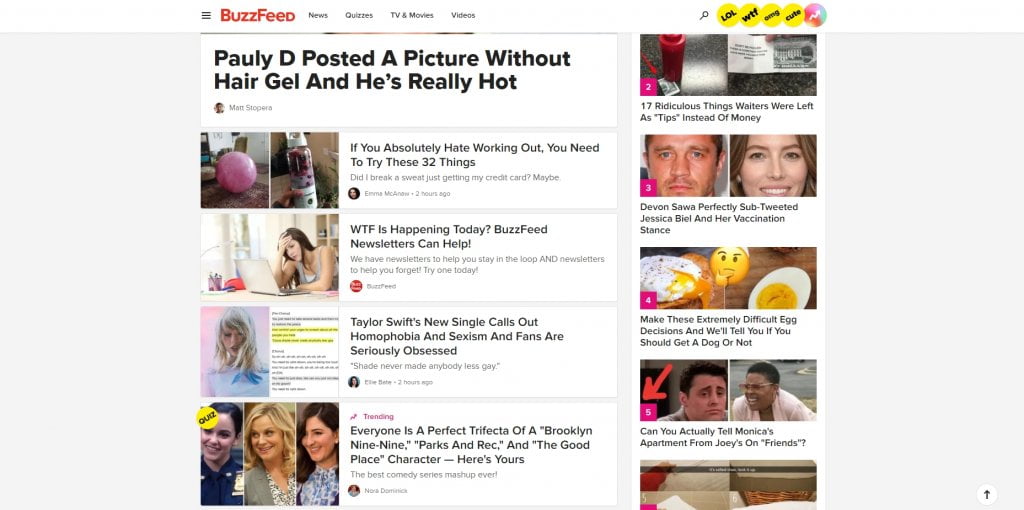 BuzzFeed headline examples Carmine Mastropierro