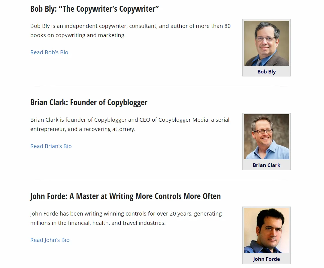 Copywriters