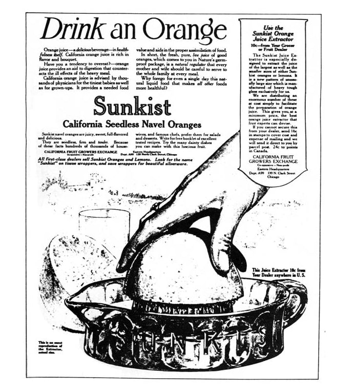 Reklama Sunkist