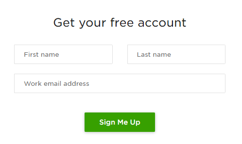 Upwork signing up