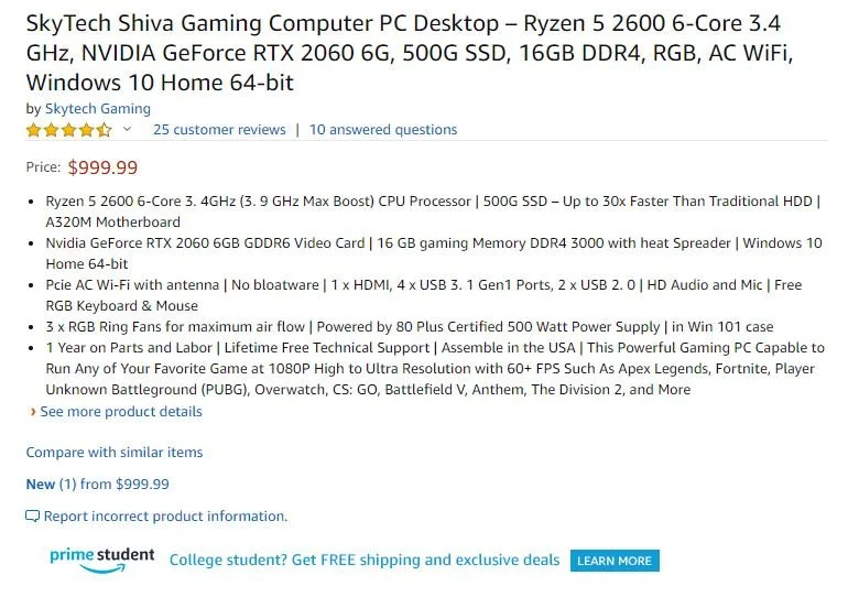 Amazon features versus benefits