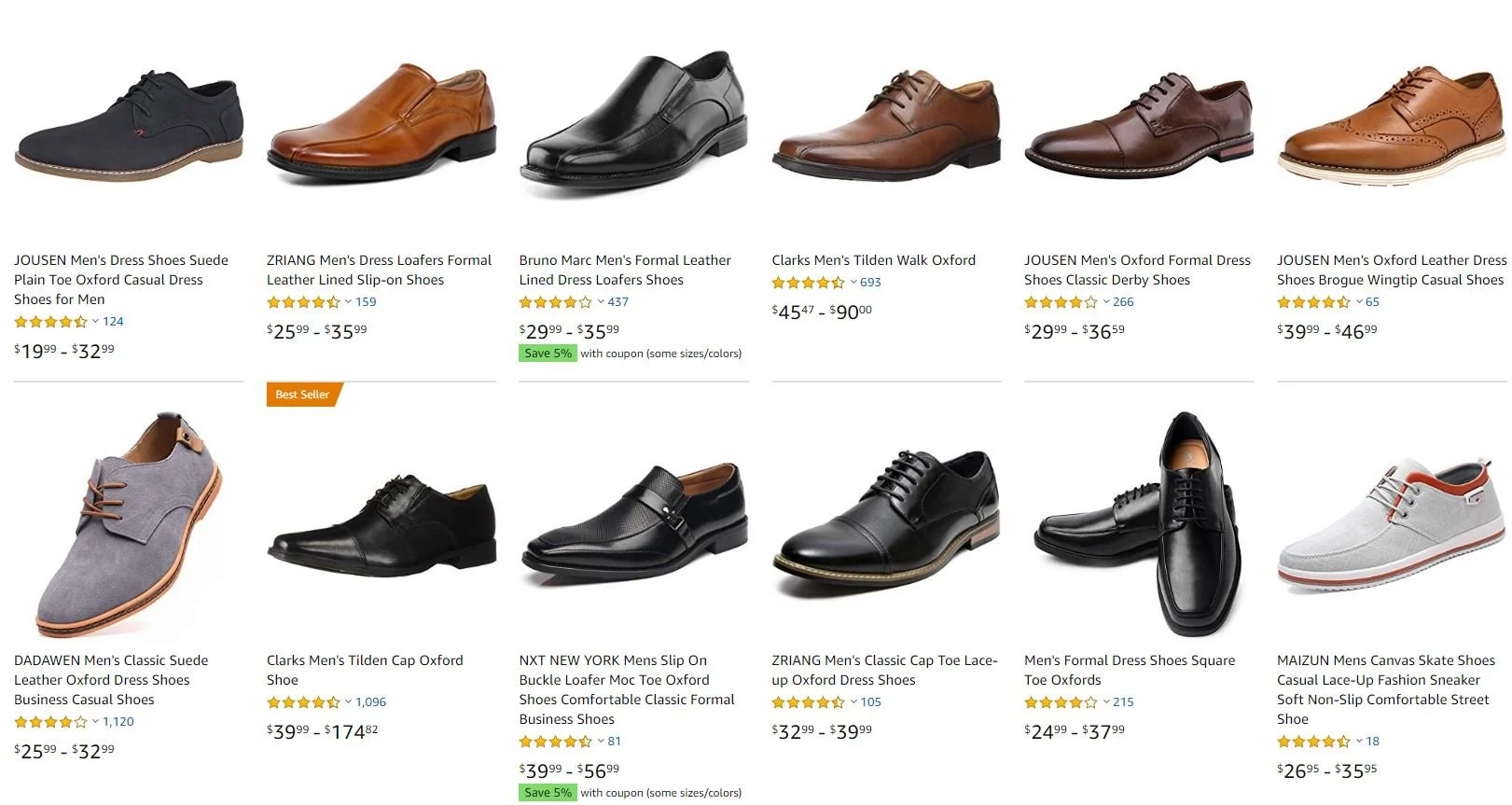 Amazon search example