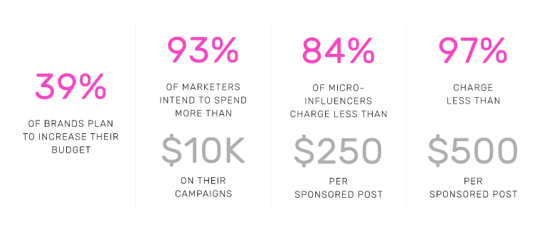 Influencer marketing brand stats