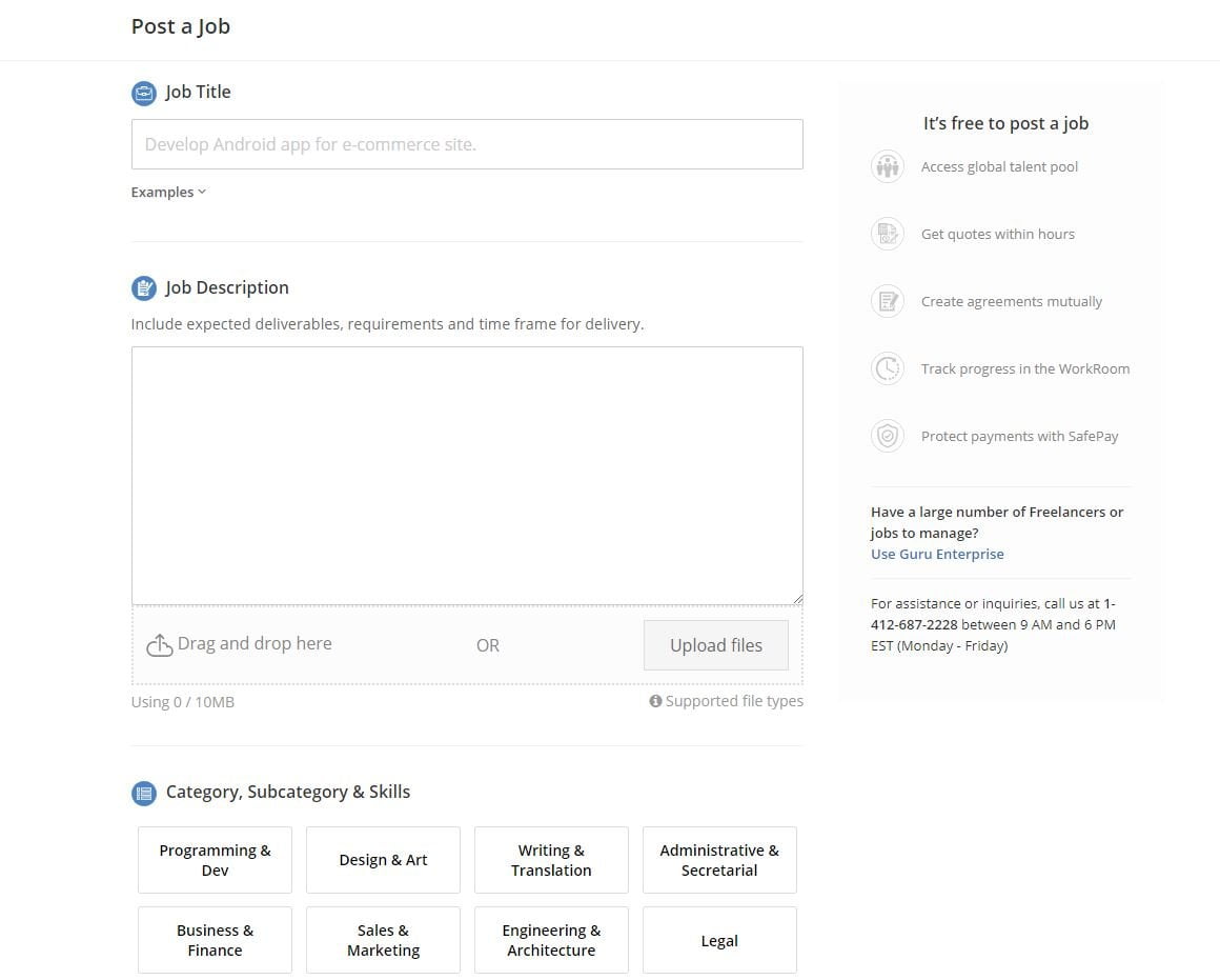 Guru job posting 1