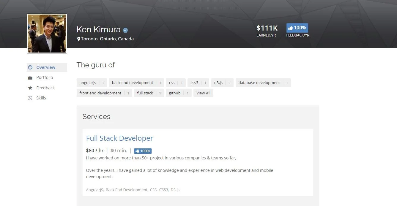 Guru profile