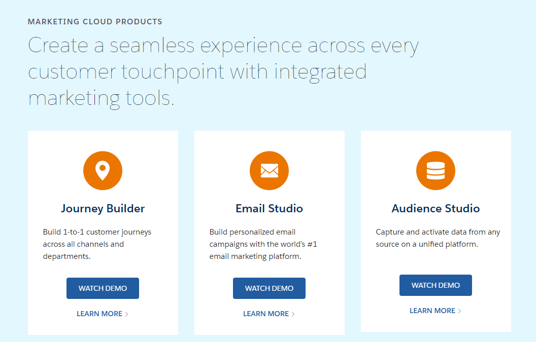 More Salesforce copy