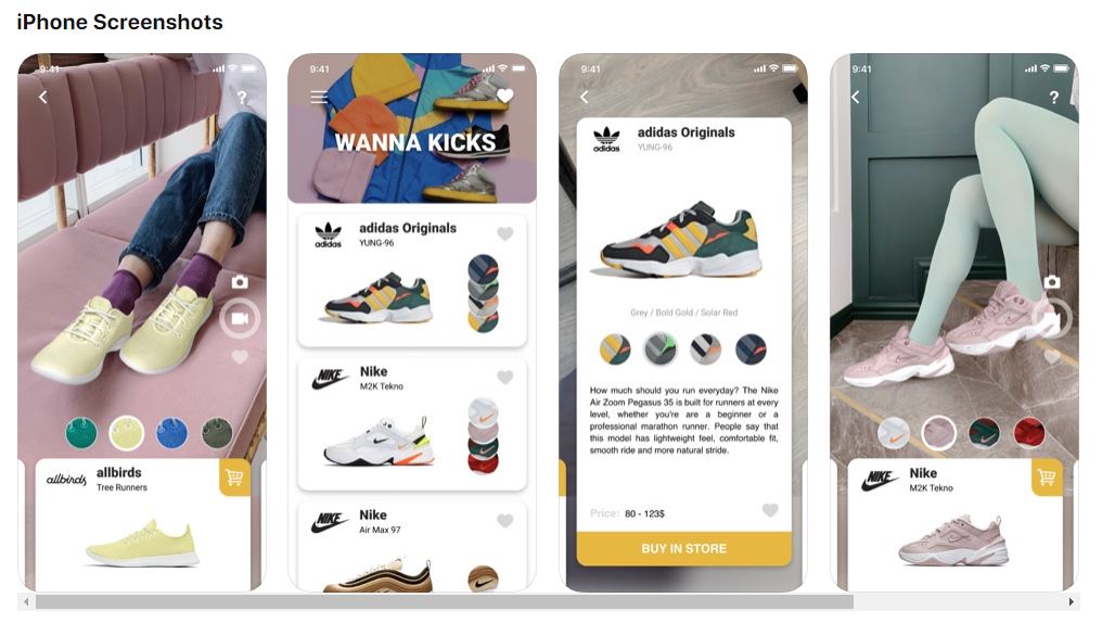 Wanna Kicks app