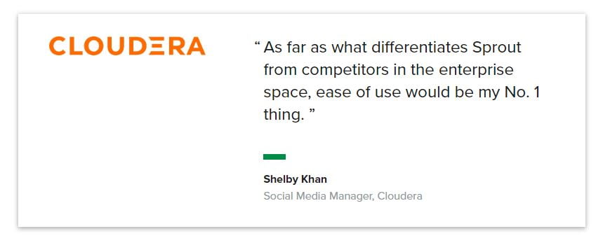 Quote from Cloudera