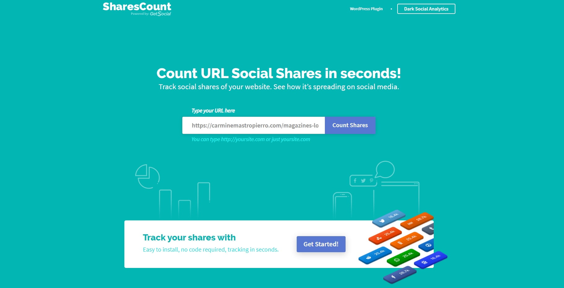 Using SharesCount