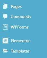 WP pages