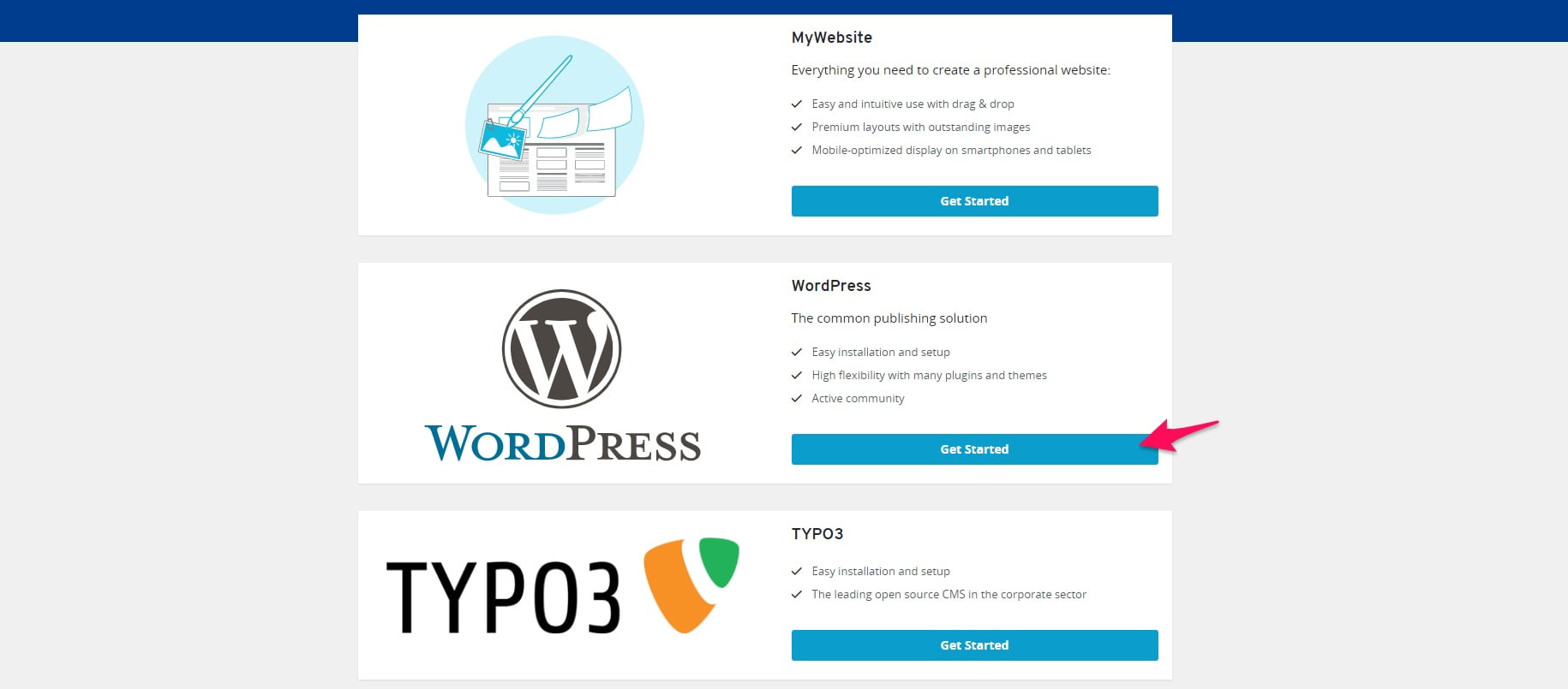 WordPress 1and1