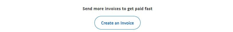 Create invoice button
