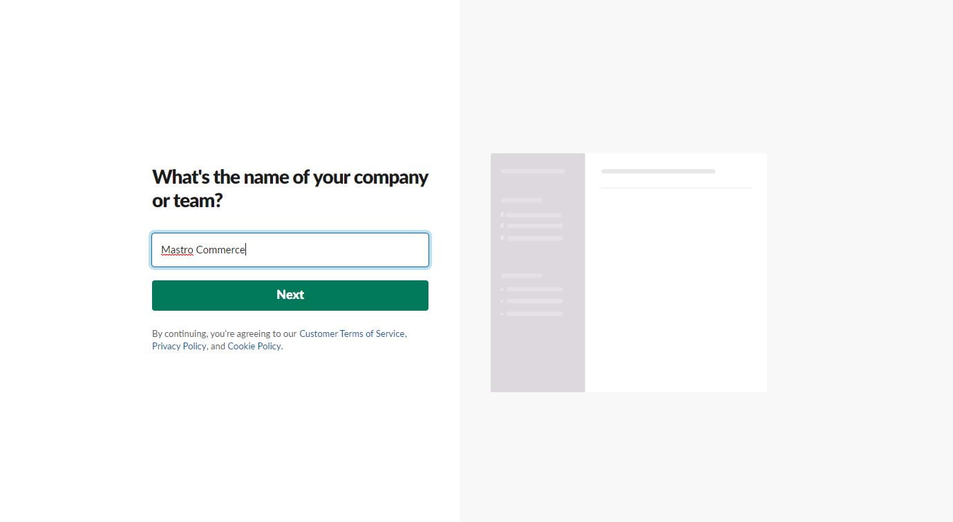 Slack company name
