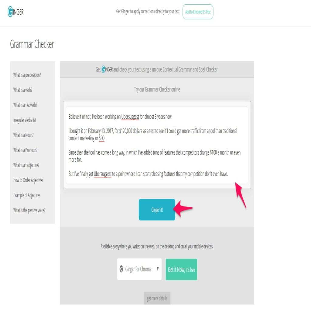 Essay checker and corrector image