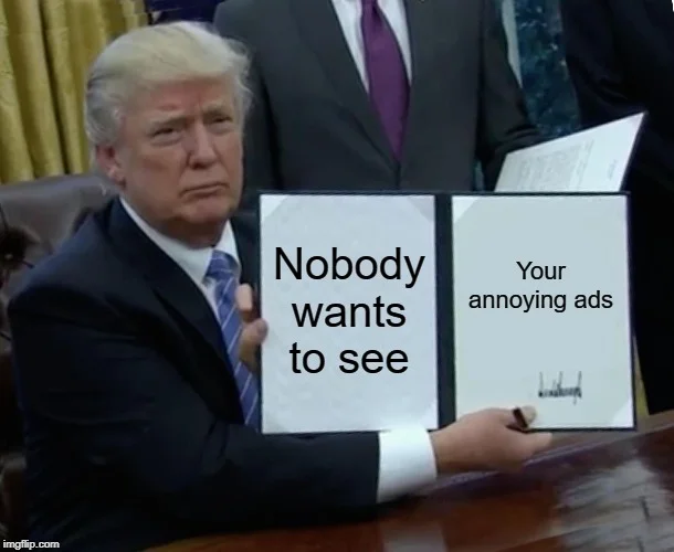 Trump ad meme