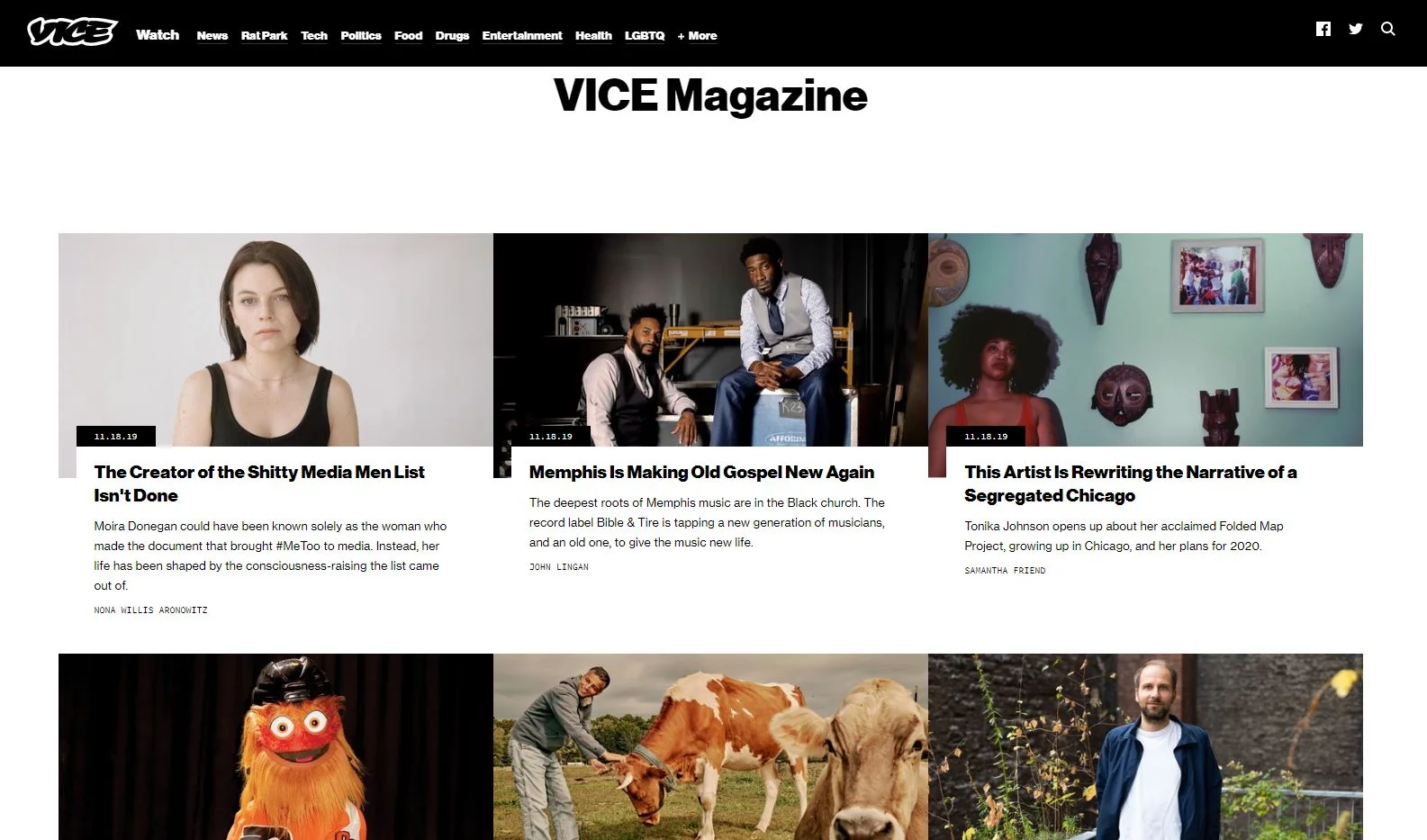Vice headlines