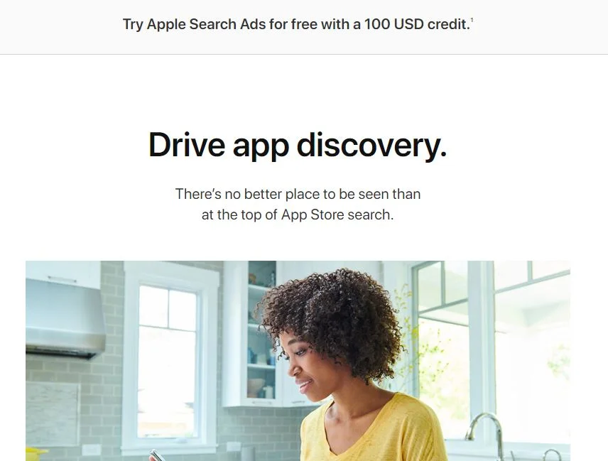 App store ads continued