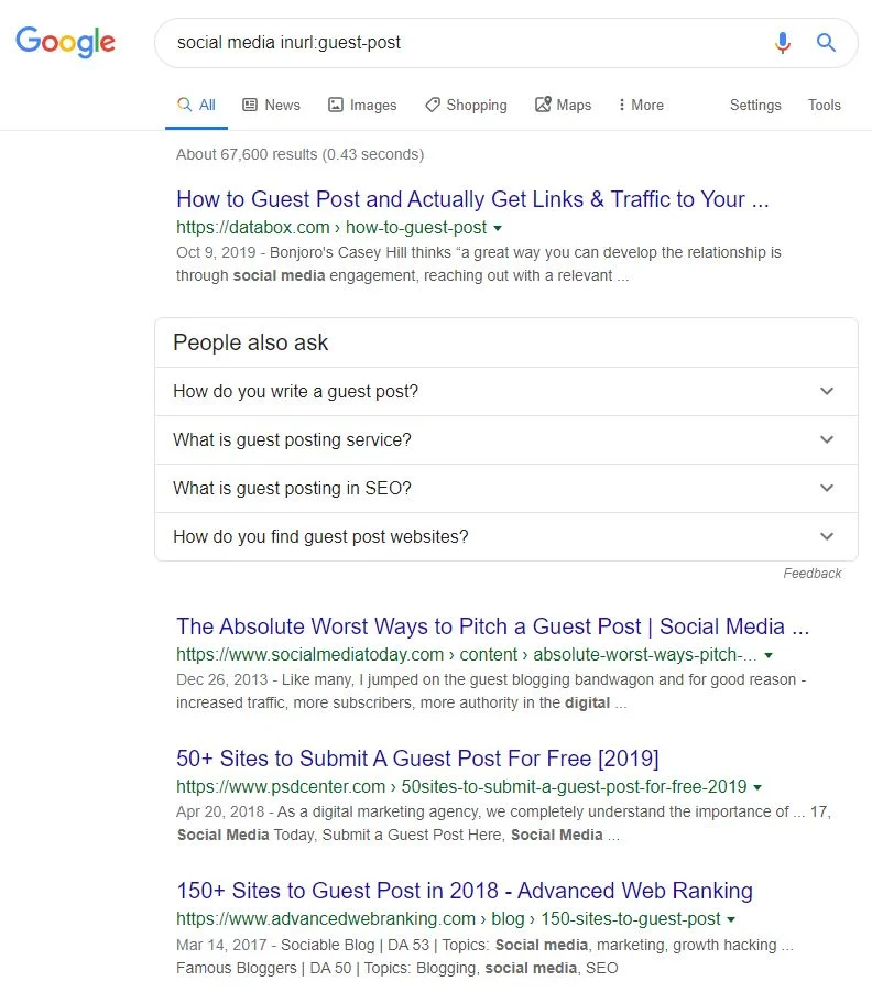 Guest post operator example
