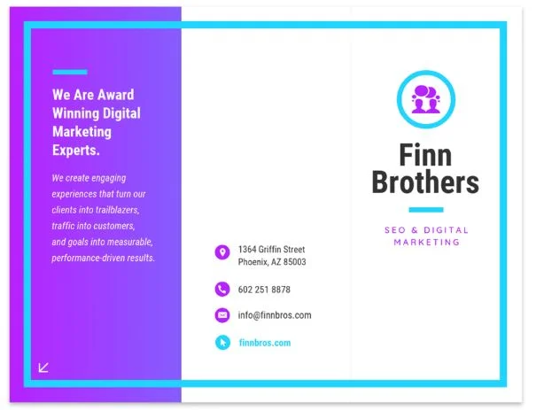 Marketing brochure example