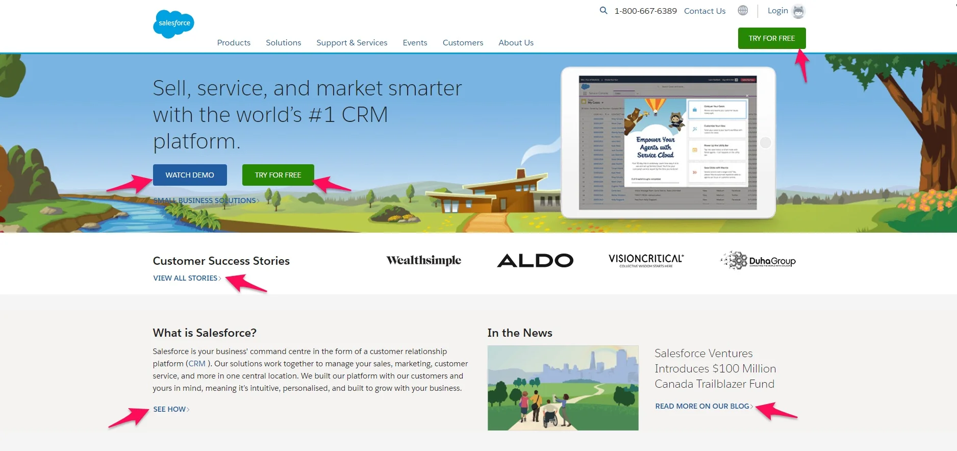 Salesforce CTA