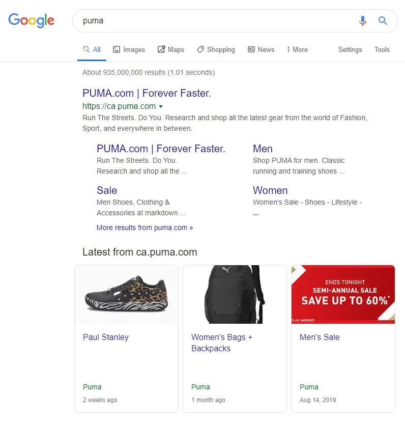 Searching for Puma
