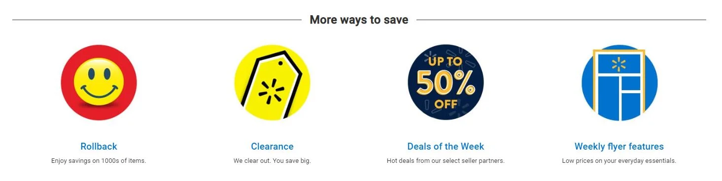 Walmart saving UVP