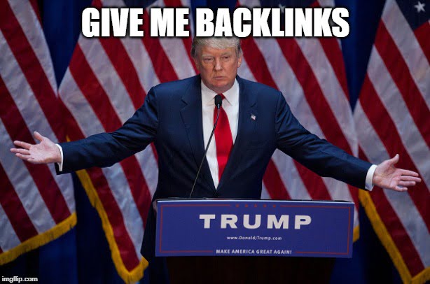 Trump backlink meme