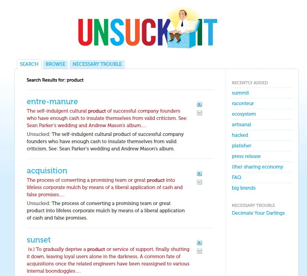 Unsuck it results
