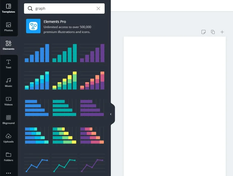 Canva graph