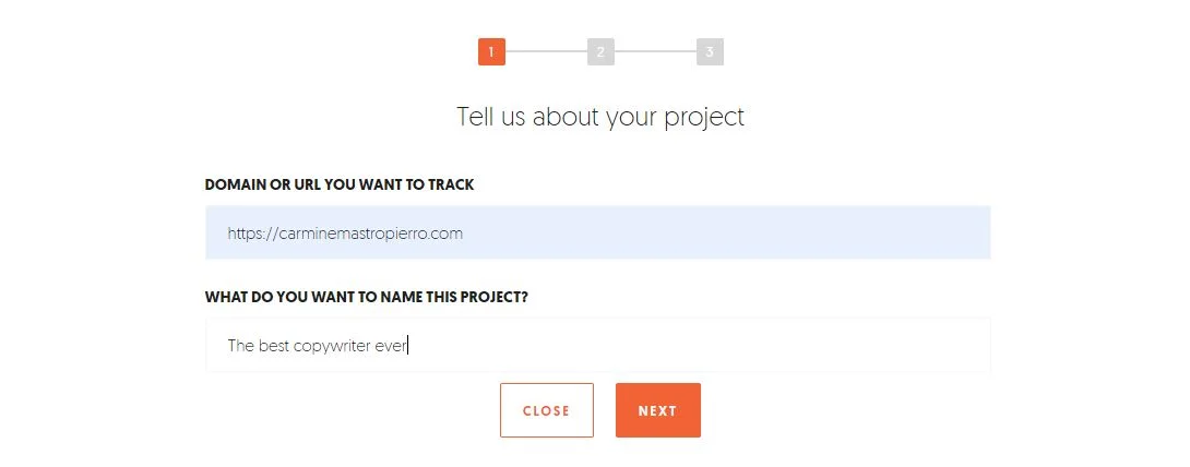 Ubersuggest project name