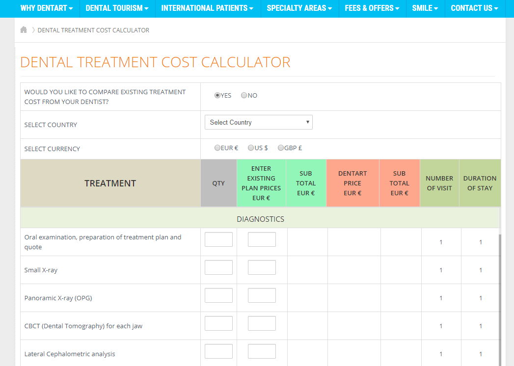 Dental calculator 1