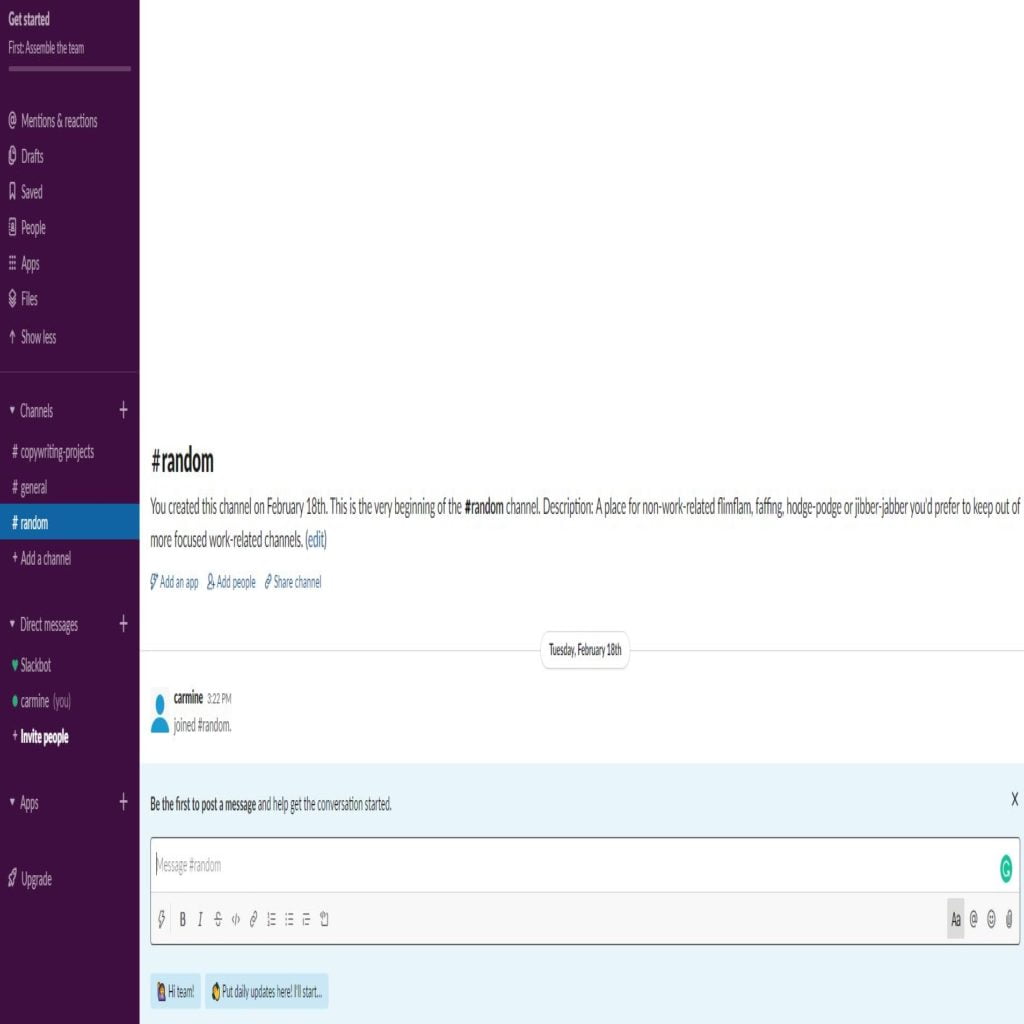 slack formatting slack formatting