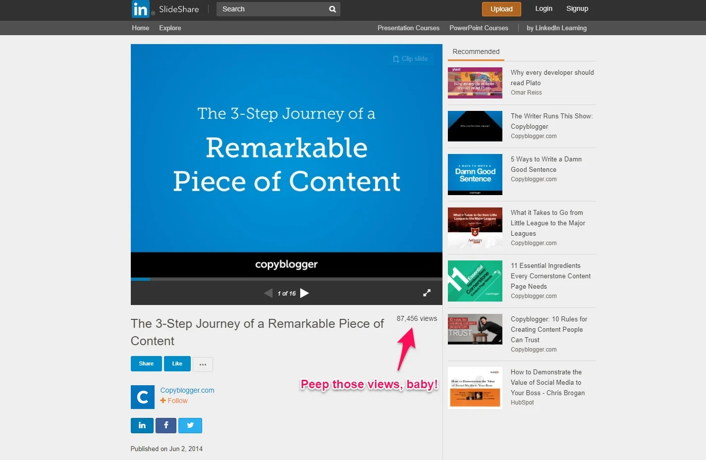 Copyblogger slideshow