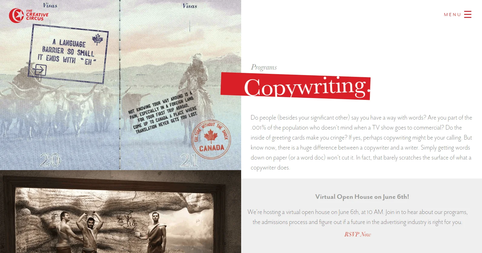 Copywriting Portfolio school