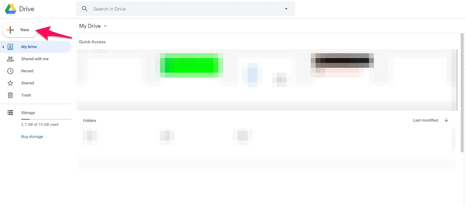 Creating a Google Drive spreadsheet