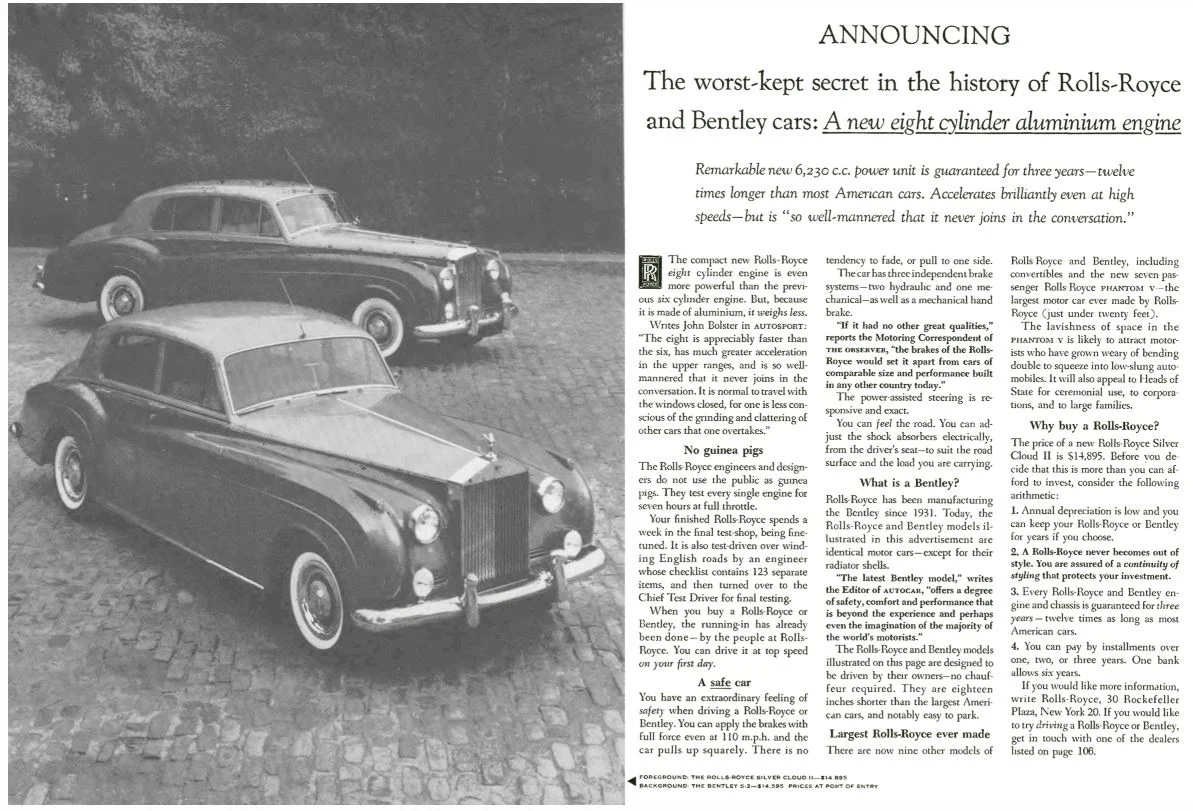Rolls Royce worst kept secret