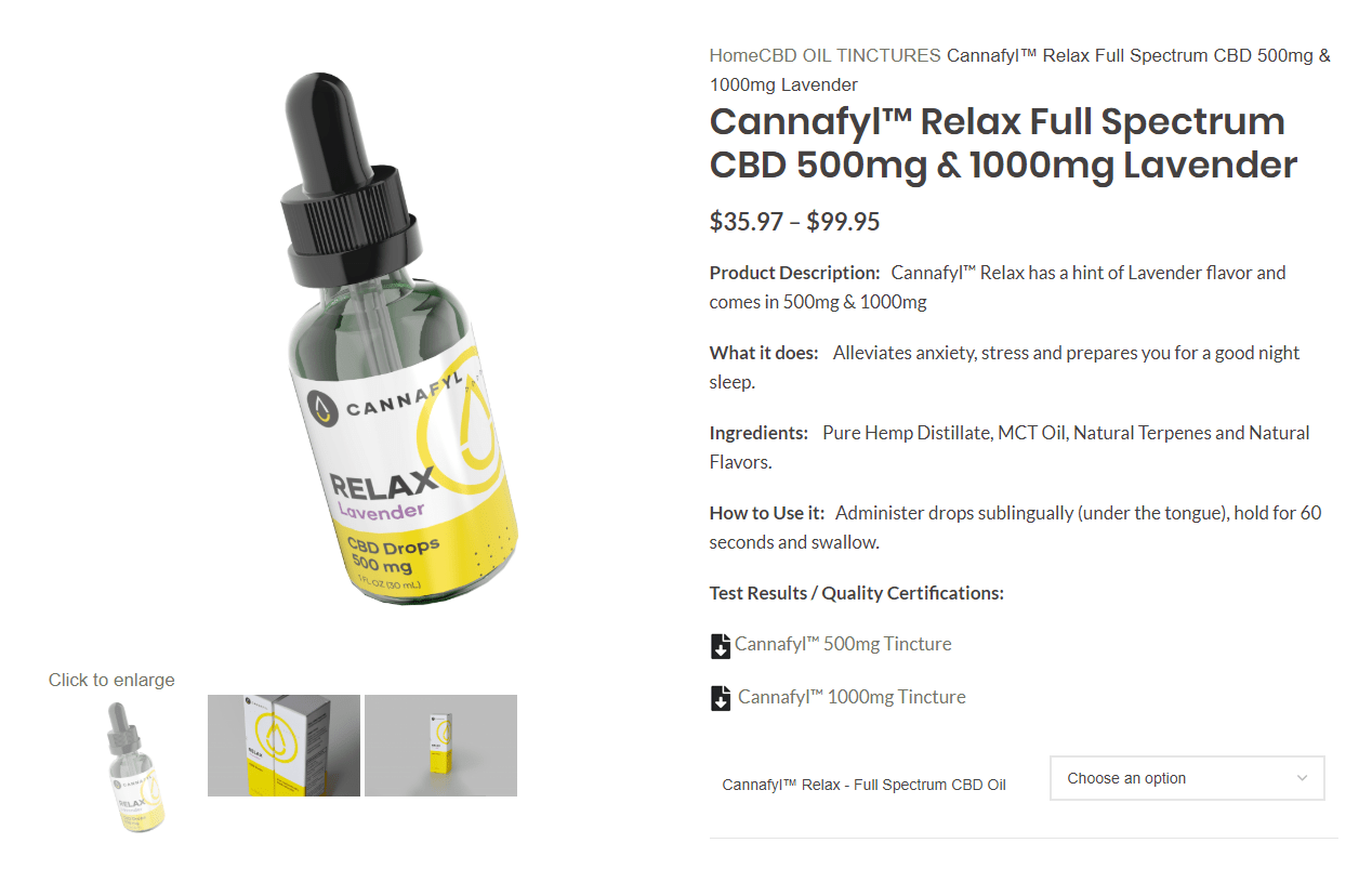 CBD product page 2