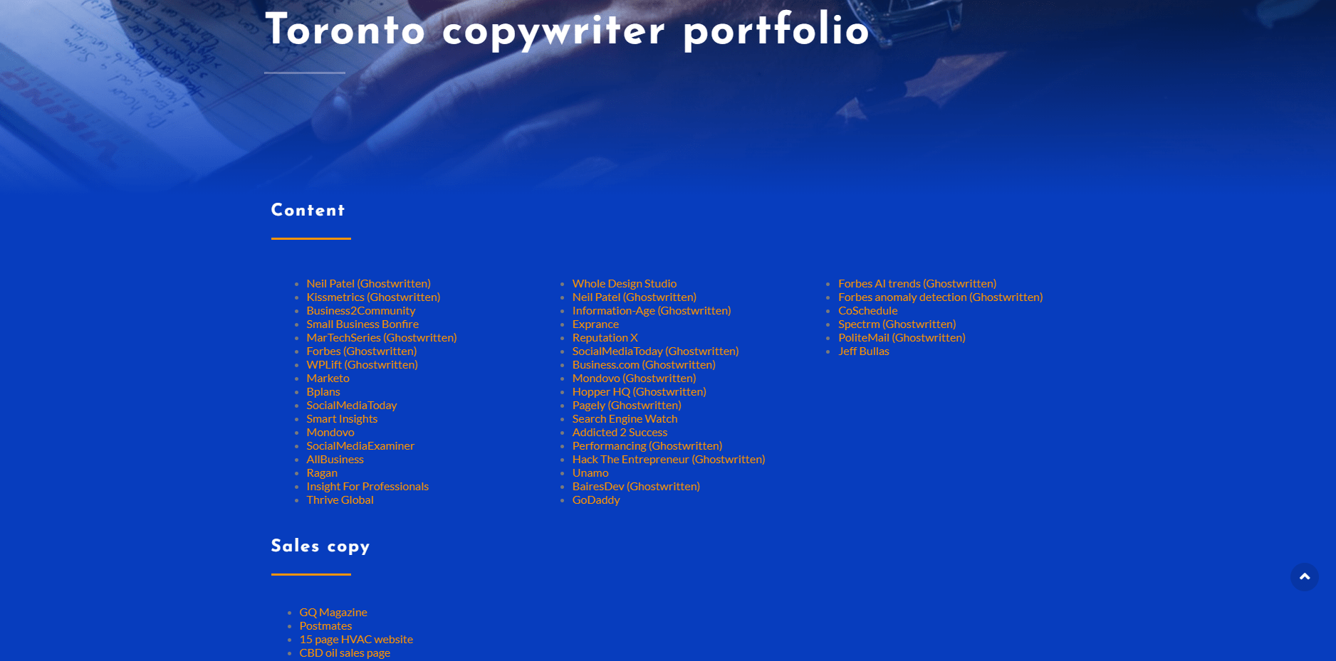 Carmine portfolio