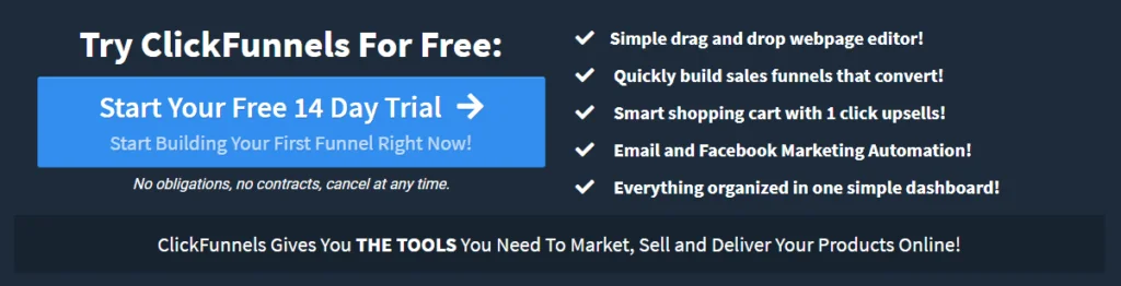 ClickFunnels trial